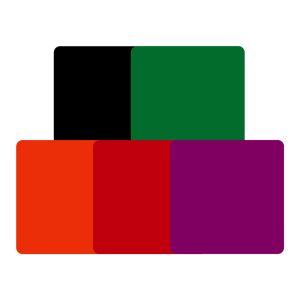 12x12x1/8'' Laser Module Opaque Glossy Colorful Acrylic Sheets（Intelligent recognition，10pcs）
