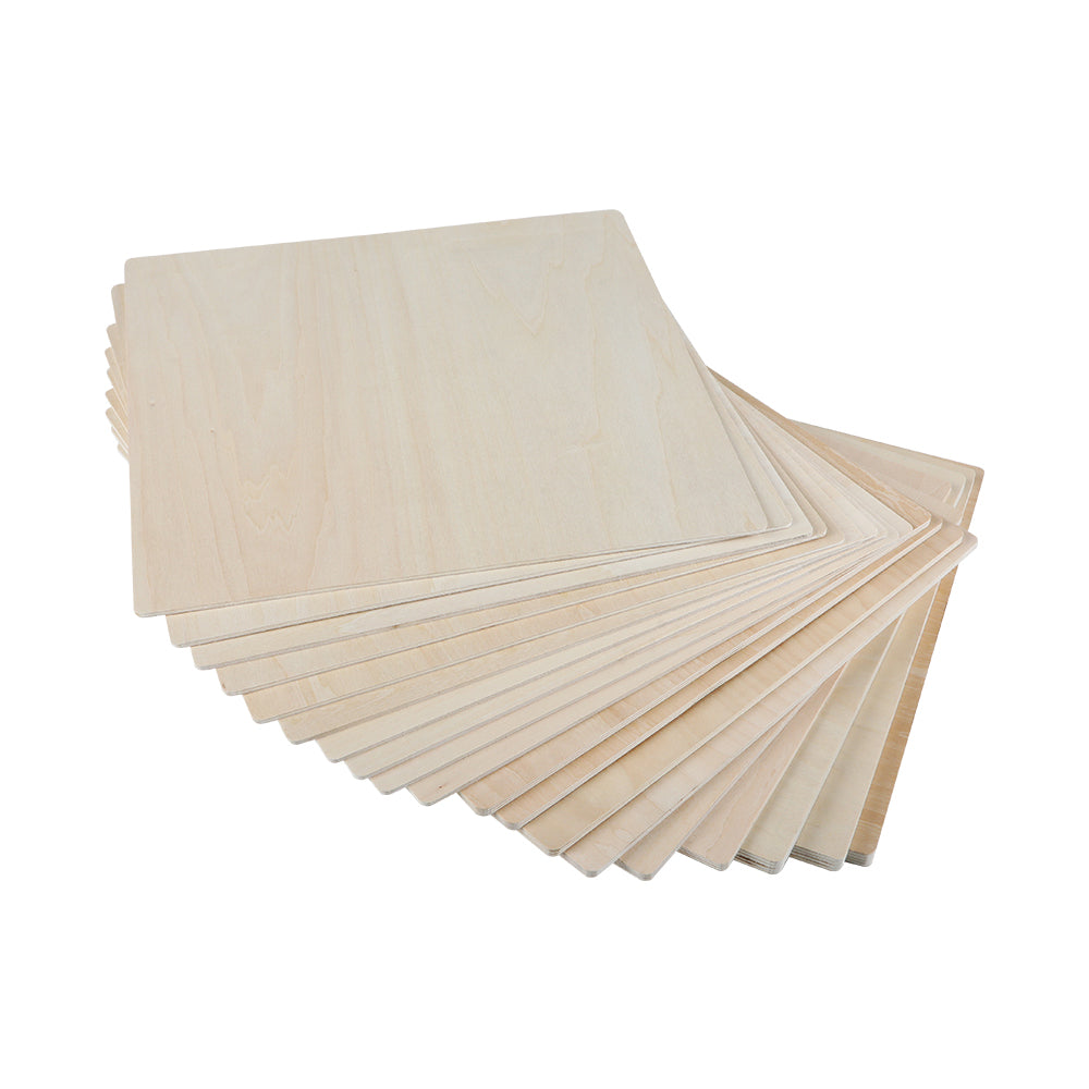 12×12'' Laser Module Basswood Plywood Sheets 3mm 10pcs (Intelligent recognition) - Image 2