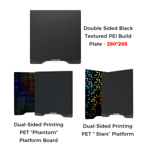 (280*265)3D Printing Build Plate Set (Live Exclusive)