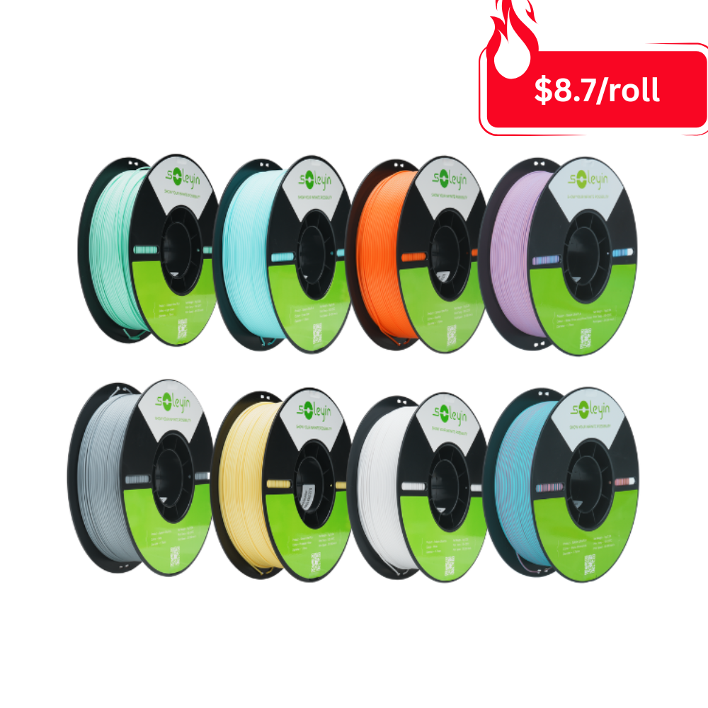 (Special Offer)8KG Soleyin Ultra PLA 8 Color Pack