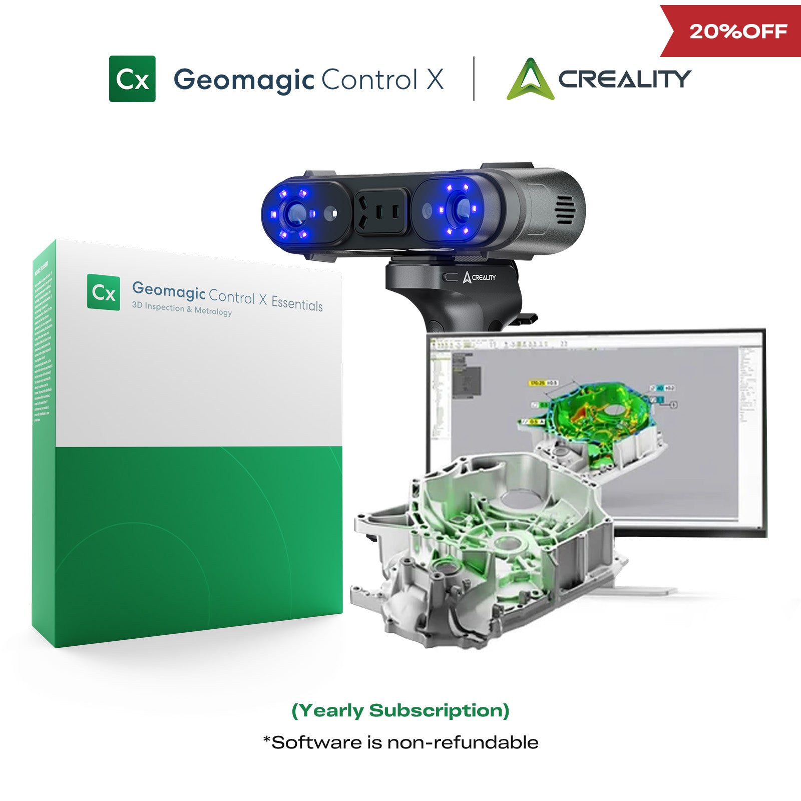 3D Scanner + Geomagic Control X Essentials - Image 2