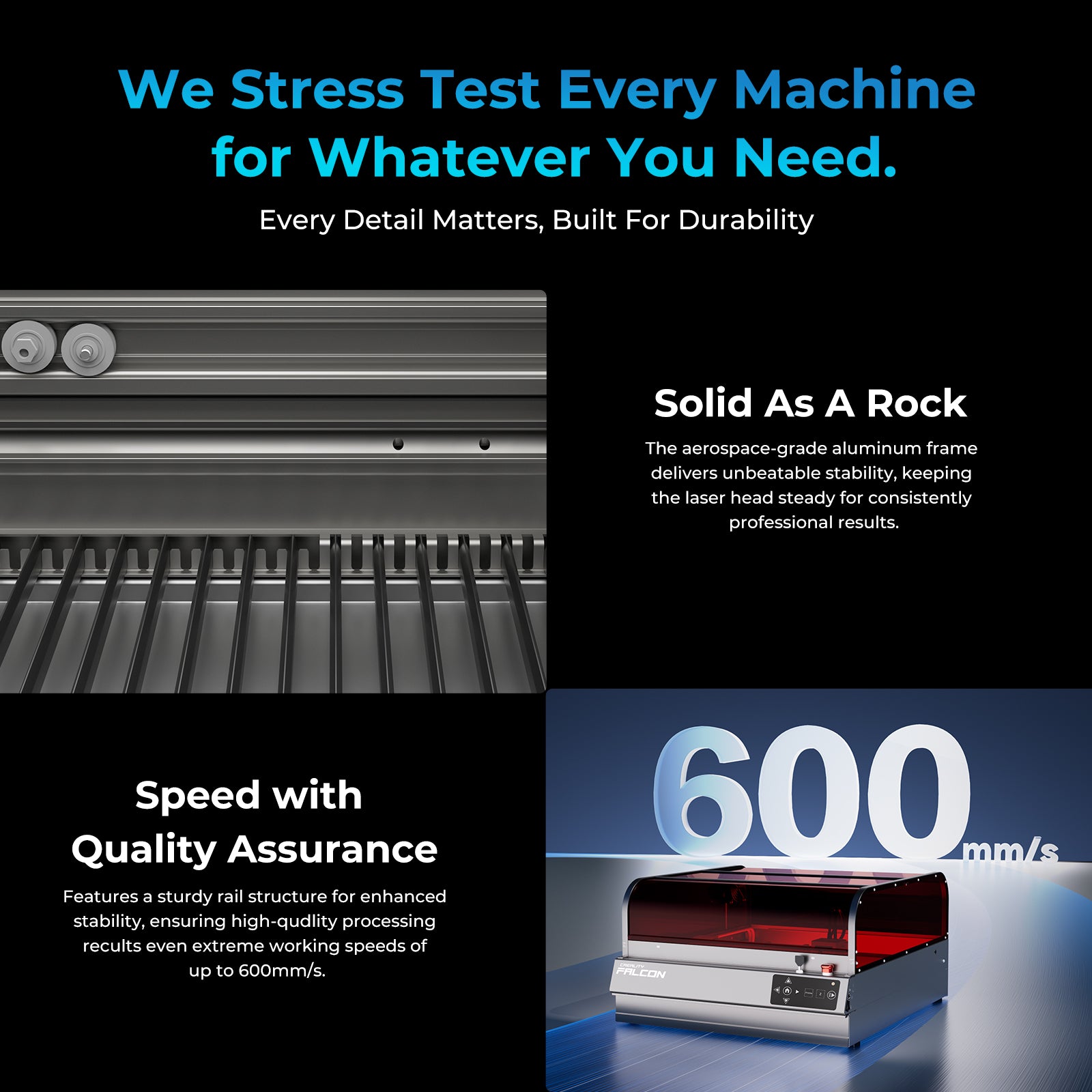 Falcon2 Pro S 22W Enclosed Laser Engraver & Cutter - Image 13