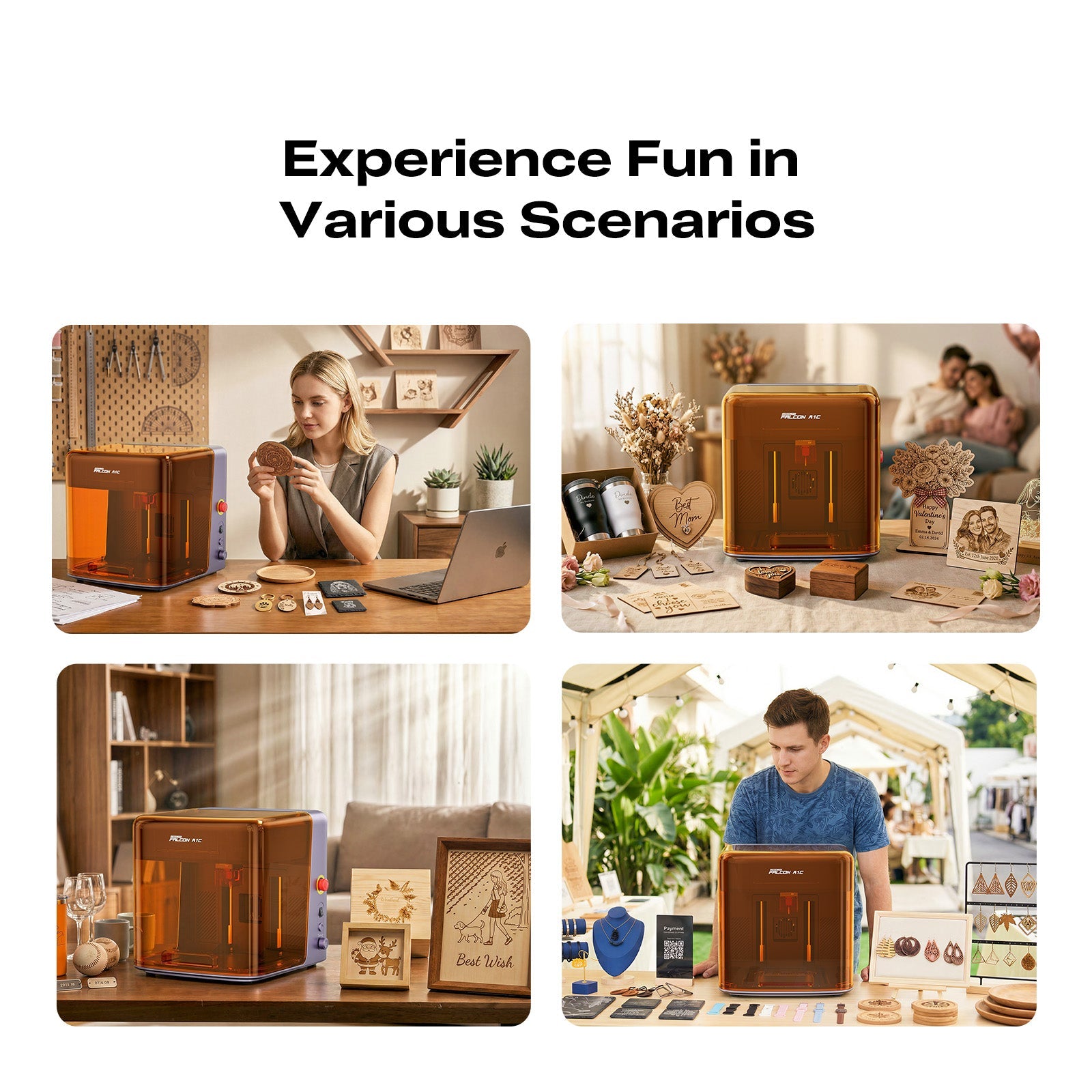 (20%off) Creality Falcon A1C Laser Engraver with AI Camera(live exclusive) - Image 7