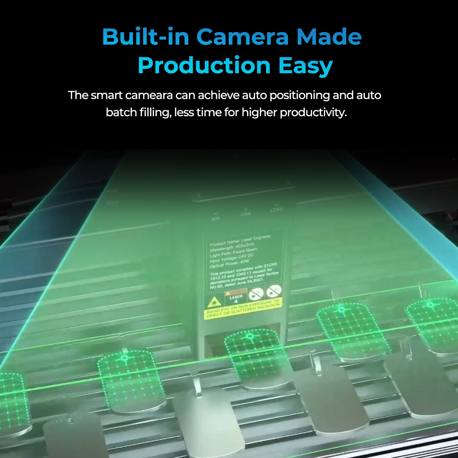 Falcon2 Pro S 22W Enclosed Laser Engraver & Cutter - Image 14