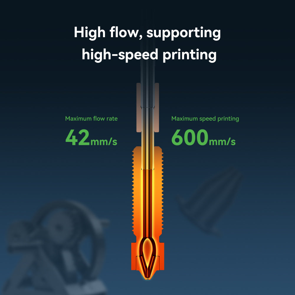 K1 Series Genuine E3D Obxidian™ High Flow Nozzle Assembly 0.4/0.6/0.8mm - Image 4