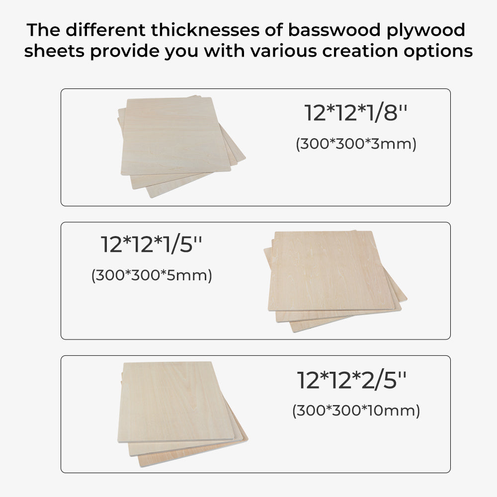 Falcon Series Basswood Plywood Sheets - Image 3