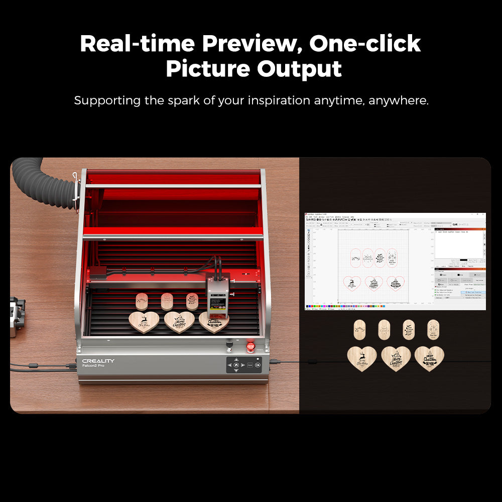 Falcon2 Pro Enclosed Laser Engraver & Cutter - Image 10