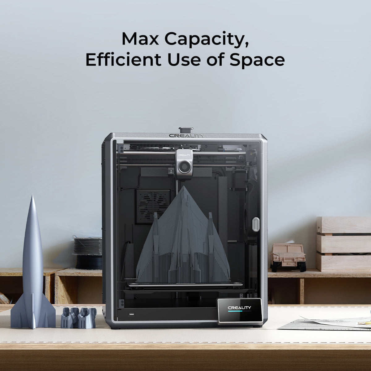 K1 Max 2025 AI Fast 3D Printer - Image 9