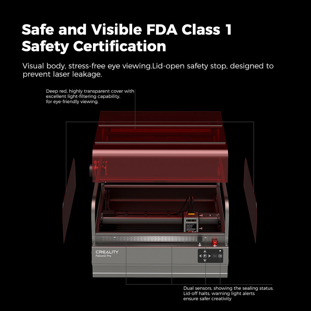 Falcon2 Pro Enclosed Laser Engraver & Cutter - Image 6