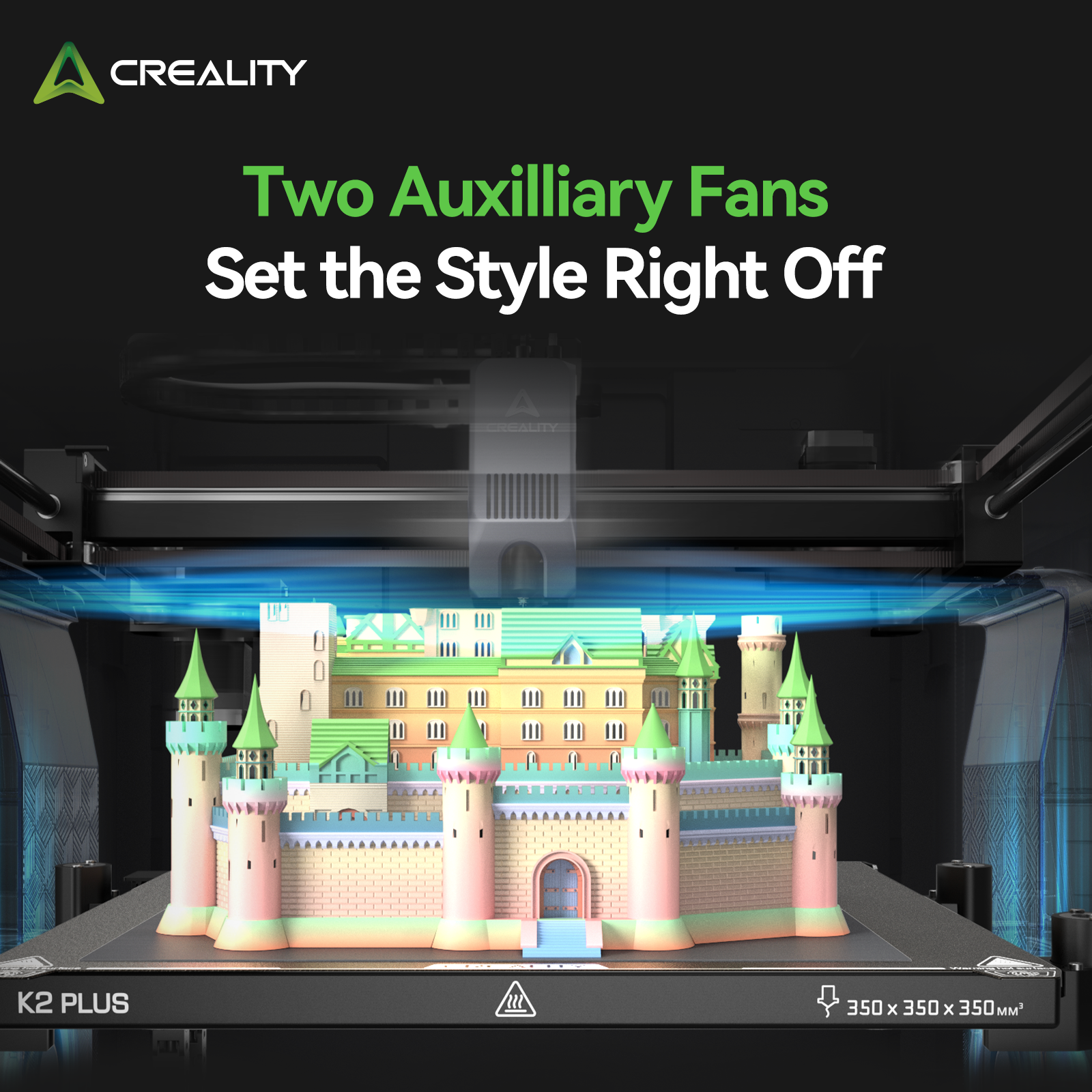 K2 Plus 3D Printer With Premium Accessory Pack - Image 2