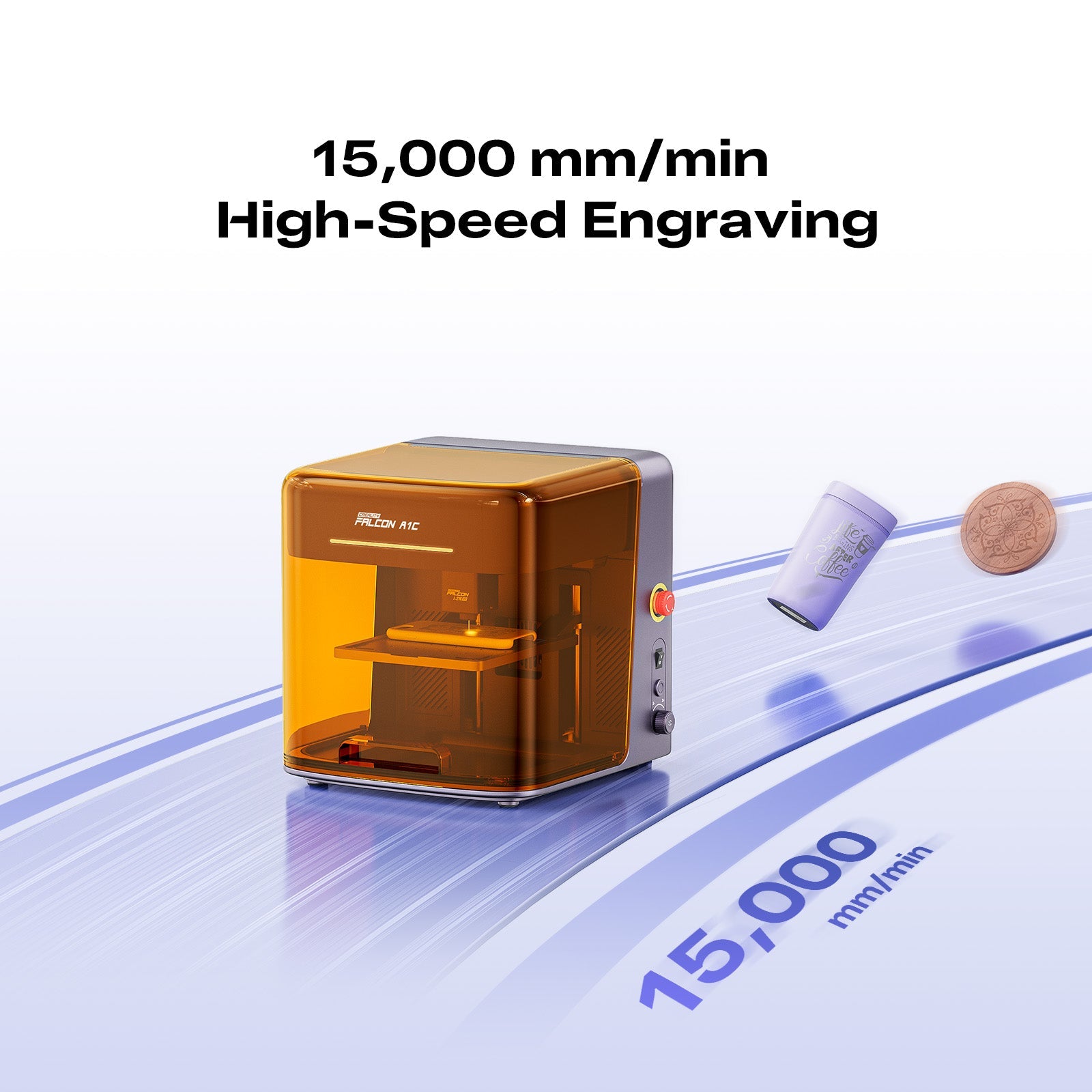 (20%off) Creality Falcon A1C Laser Engraver with AI Camera(live exclusive) - Image 5