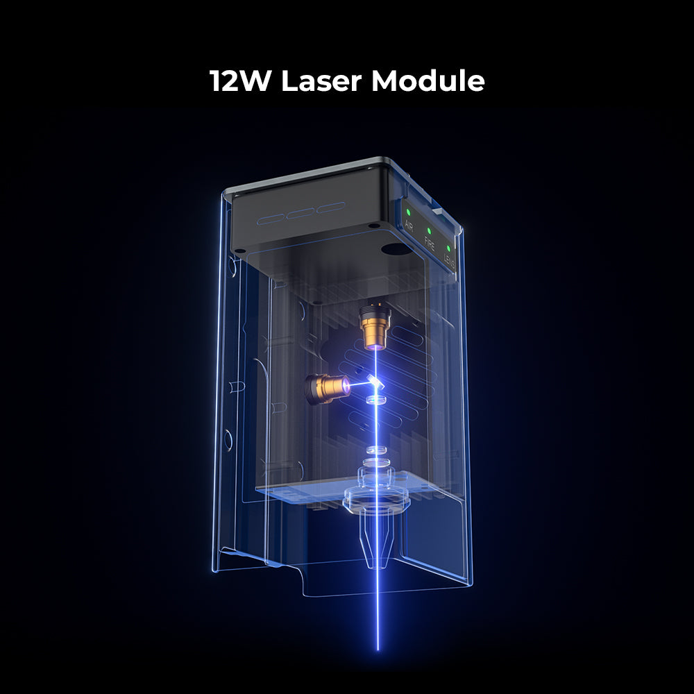 Falcon2 12W Laser Engraver & Cutter - Image 3