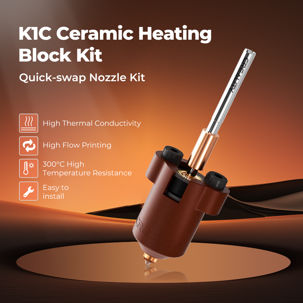 K1C Ceramic Heating Block Kit—Quick-swap Nozzle Kit - Image 2