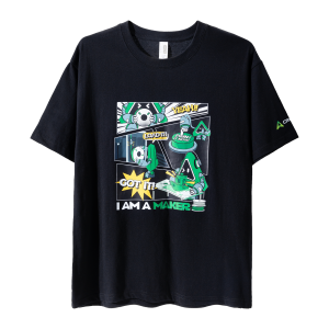 Creality Premium Cotton T-shirt--Soft & Comfortable（Black）