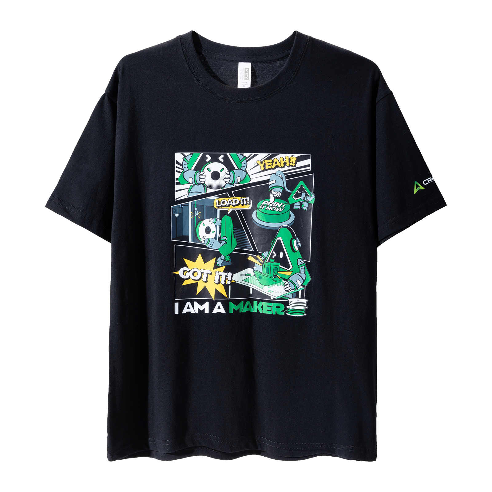 (Live Exclusive)Creality Premium Cotton T-shirt--Soft & Comfortable(Black)