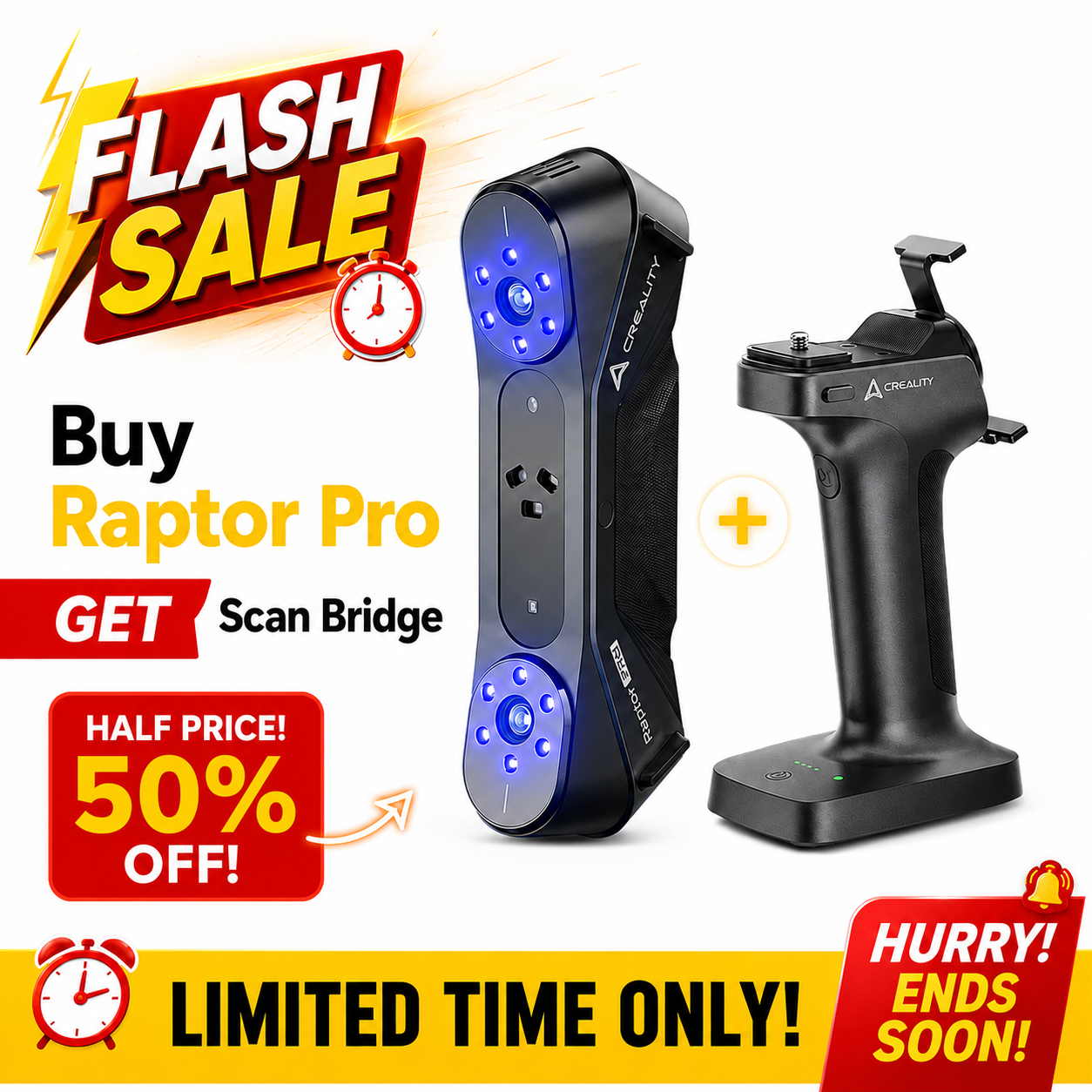 (20%off) Creality Raptor Pro 3D Scanner(live exclusive)