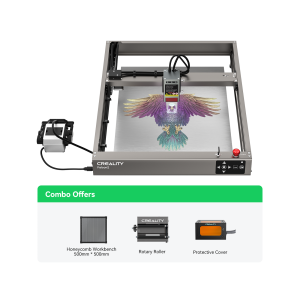 Falcon2 40W+Honeycomb Workbench+Rotary Roller+Enclosure Pro