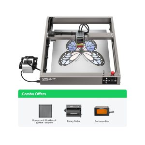 Falcon2 22W+Honeycomb Workbench +Rotary Roller+ Enclosure Pro
