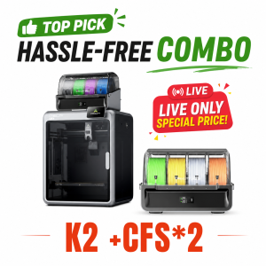 K2 3D printer with CFS*2+FREE filament*2 (Live Exclusive)