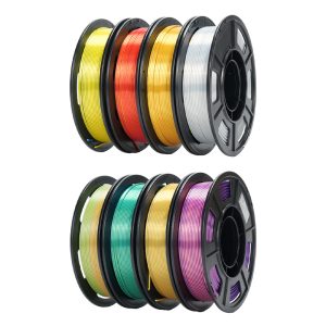 (Sample Pack) CR-Silk 1.75mm PLA 3D Printing Filament 2KG ( 250g*8 )