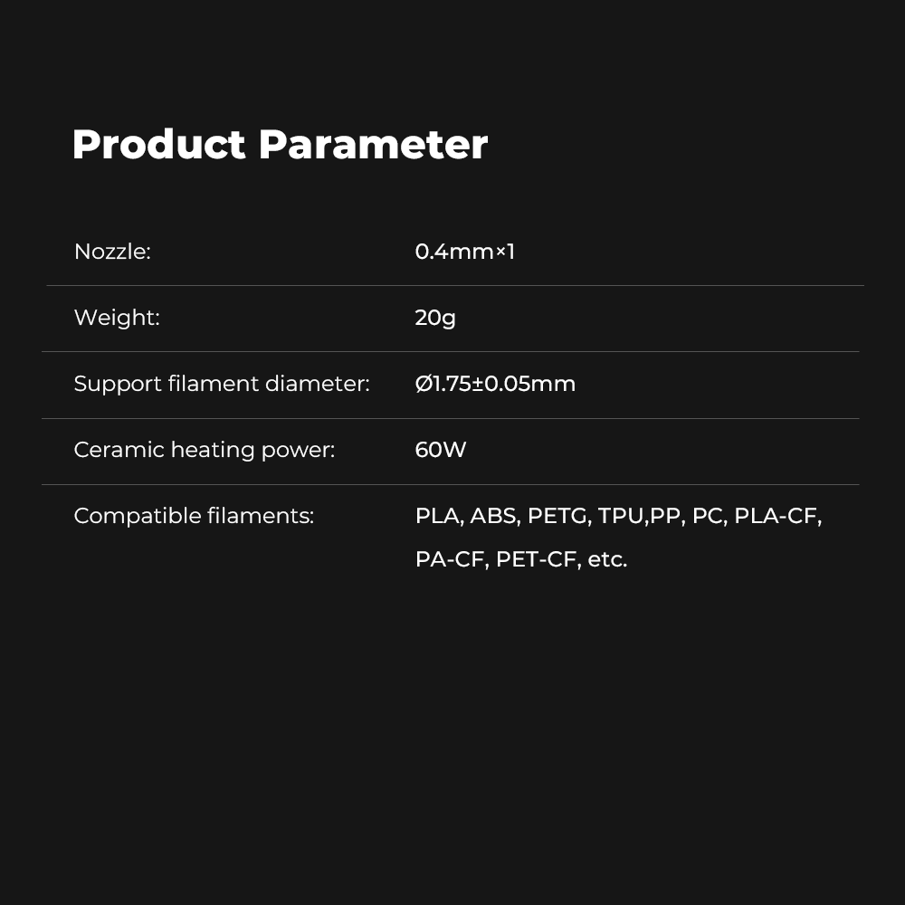 K1C Ceramic Heating Block Kit—Quick-swap Nozzle Kit - Image 9