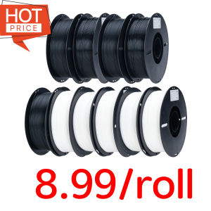 (Live Exclusive)Ender-PLA Filament 10KG Value Pack(Black*5+White*5)