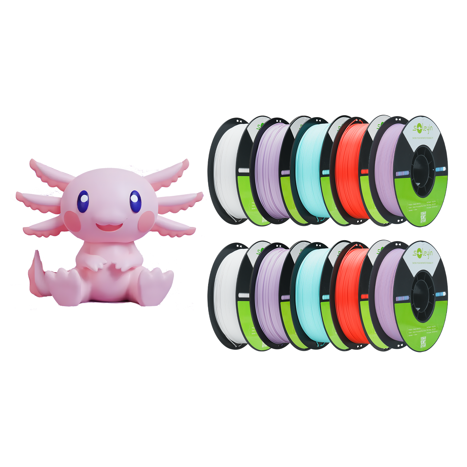 Soleyin PLA 10KG Filament Pack